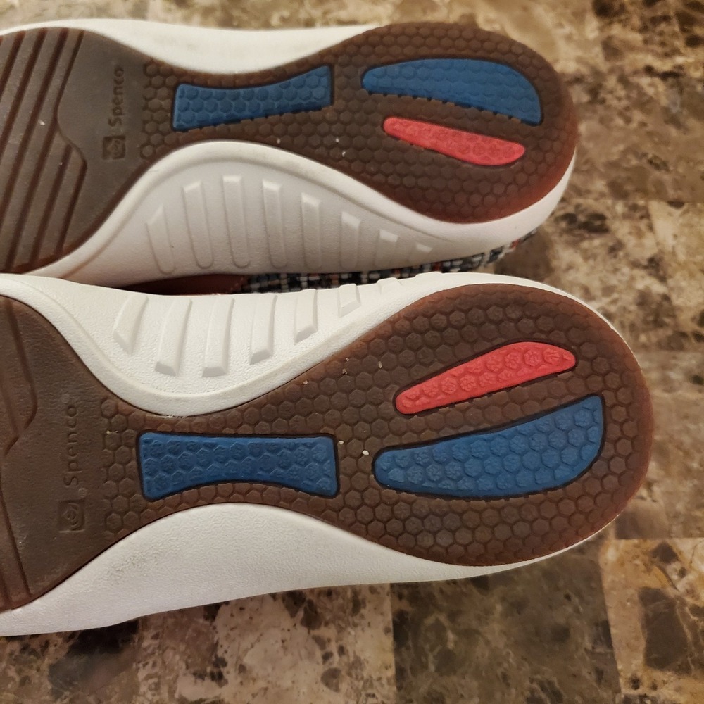 Spenco sz 7.5B Nubuck Leather Orthotic Slip On Siesta Mules Comfort Casual - Picture 13 of 15